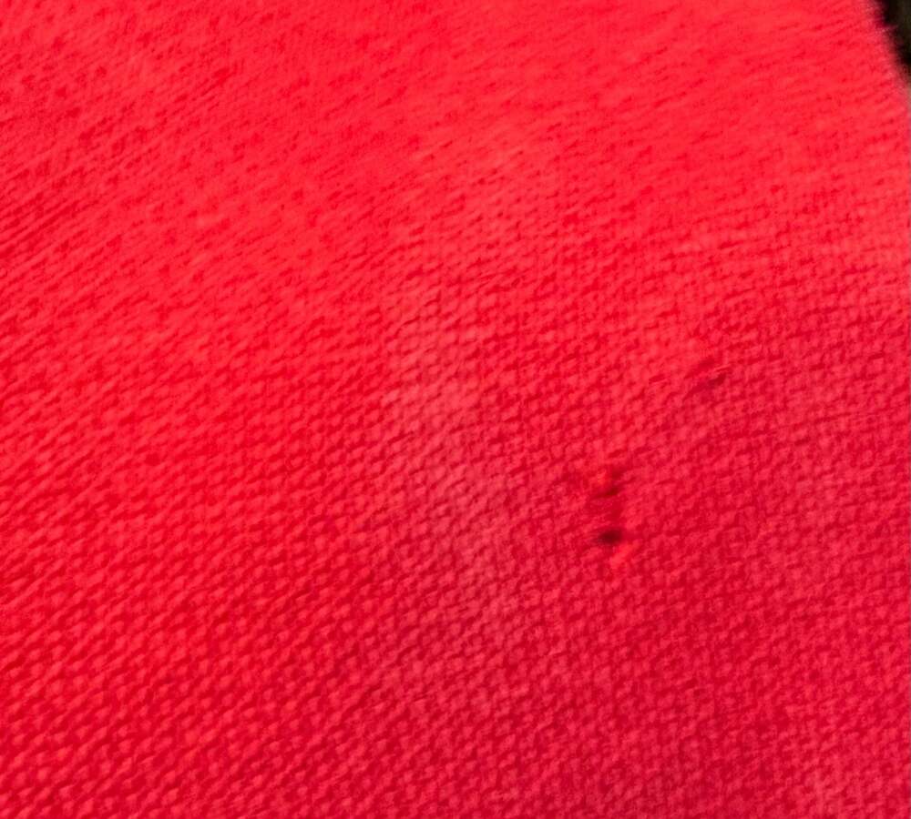 House of Shan Signature Red and Pink Heart Hoodie - Picture 7 of 7